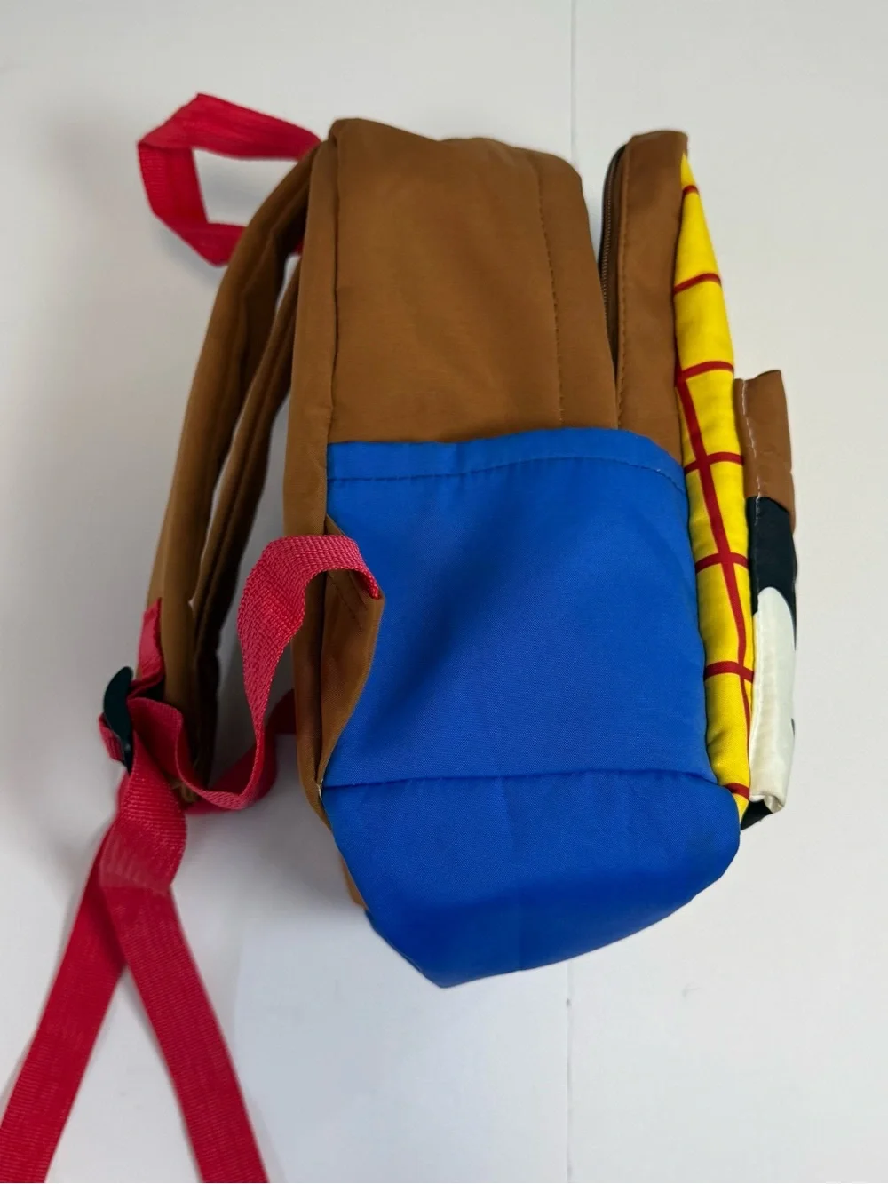 Toy Story Woody Kids' Cow Print Yellow Grid Backpack